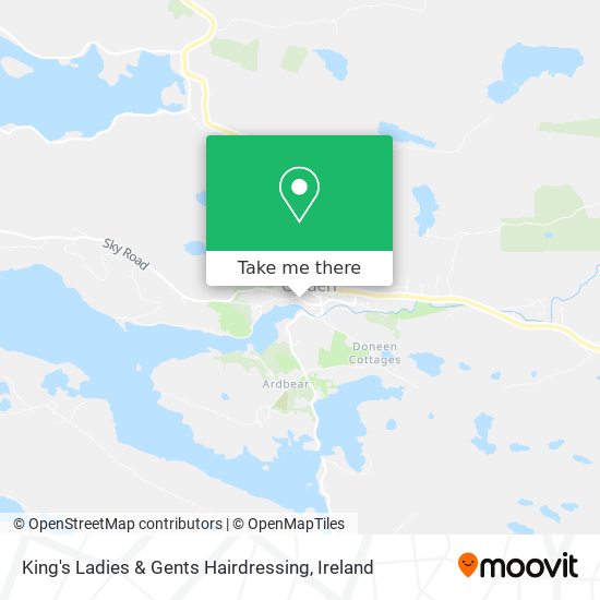 King's Ladies & Gents Hairdressing map