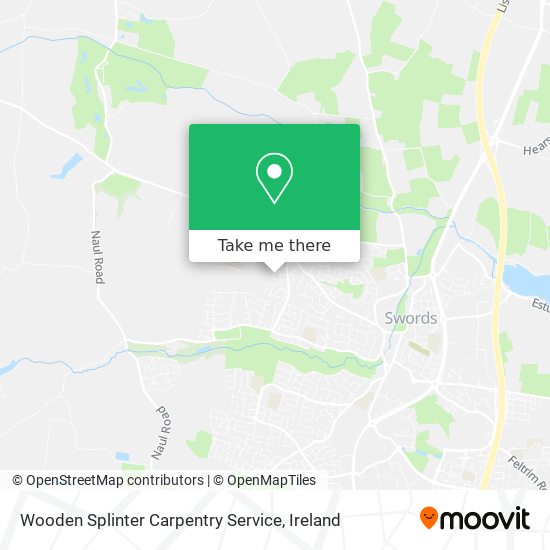 Wooden Splinter Carpentry Service map