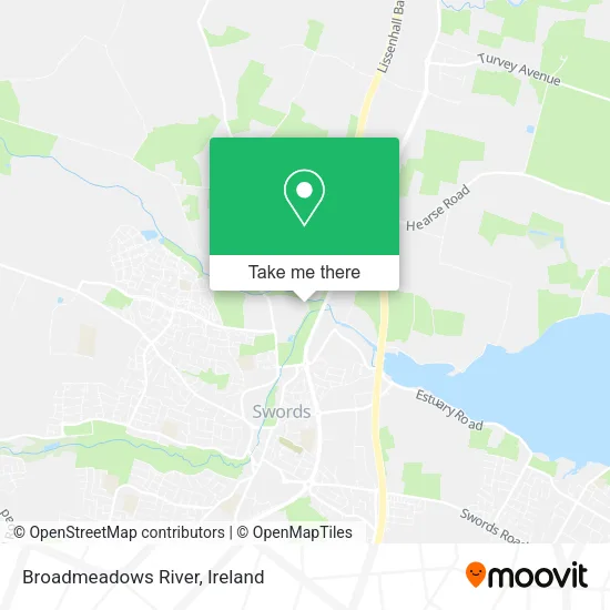 Broadmeadows River map