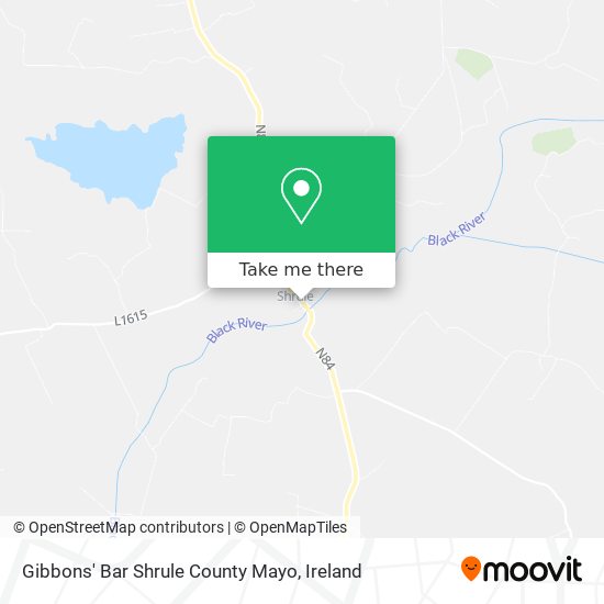 Gibbons' Bar Shrule County Mayo map