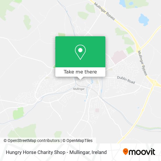 Hungry Horse Charity Shop - Mullingar map