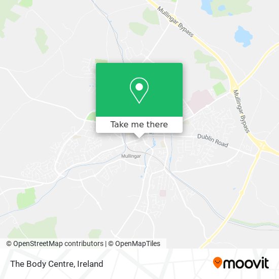 The Body Centre map