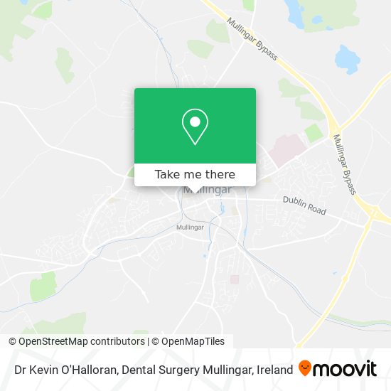 Dr Kevin O'Halloran, Dental Surgery Mullingar map