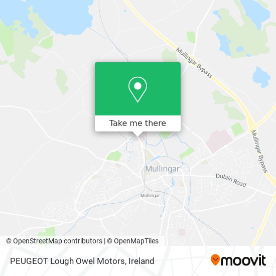 PEUGEOT Lough Owel Motors map