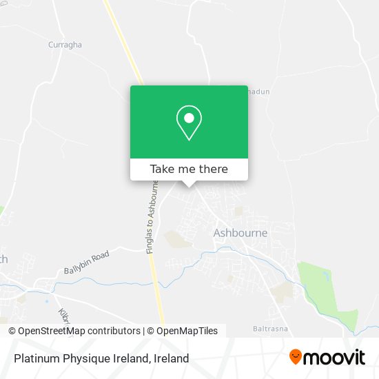 Platinum Physique Ireland map