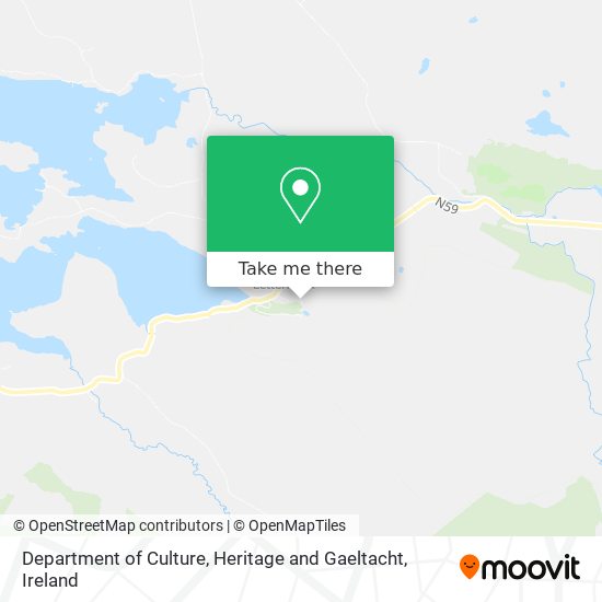 Department of Culture, Heritage and Gaeltacht map