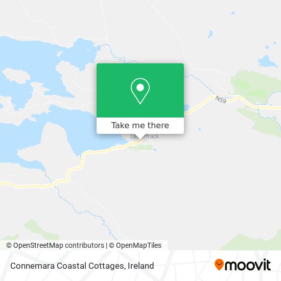 Connemara Coastal Cottages map