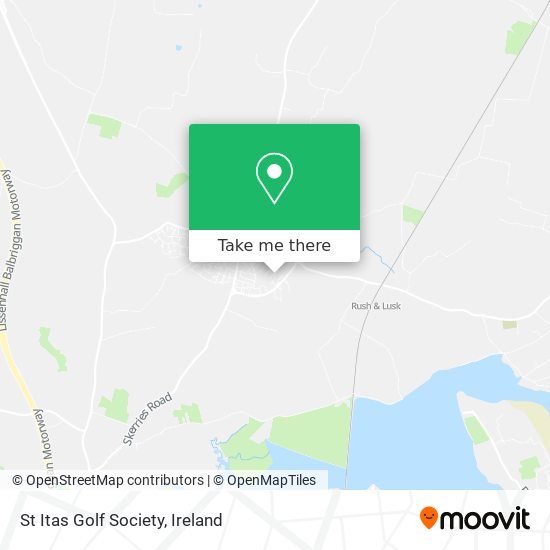 St Itas Golf Society map