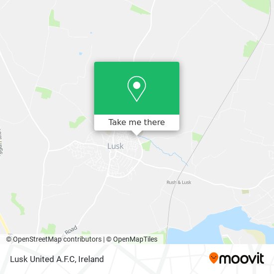 Lusk United A.F.C map