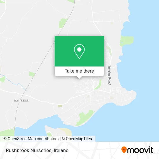 Rushbrook Nurseries map