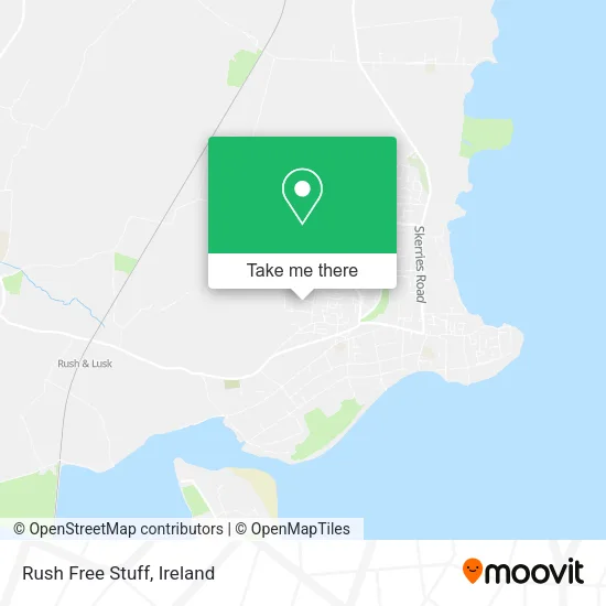 Rush Free Stuff map