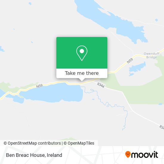 Ben Breac House map