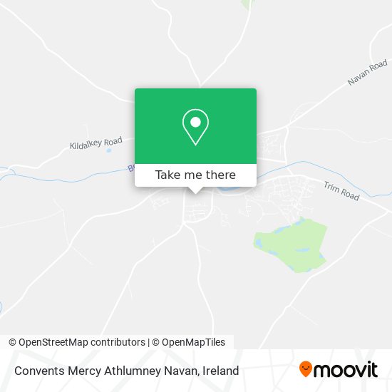 Convents Mercy Athlumney Navan map