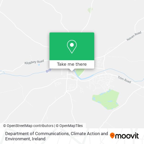 Department of Communications, Climate Action and Environment map