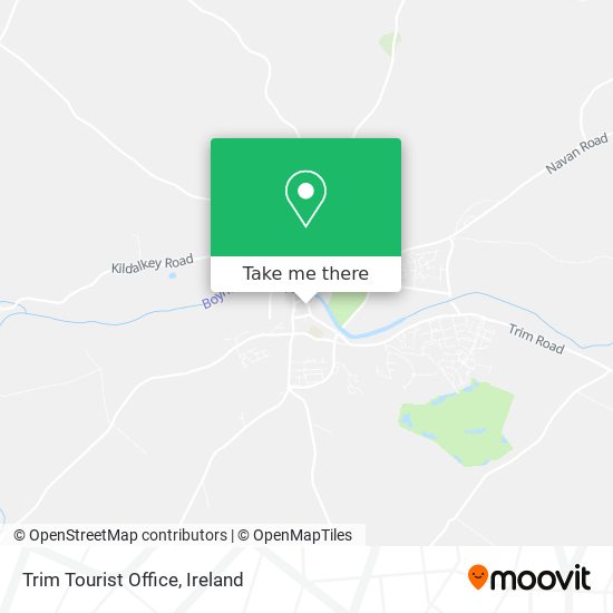 Trim Tourist Office map