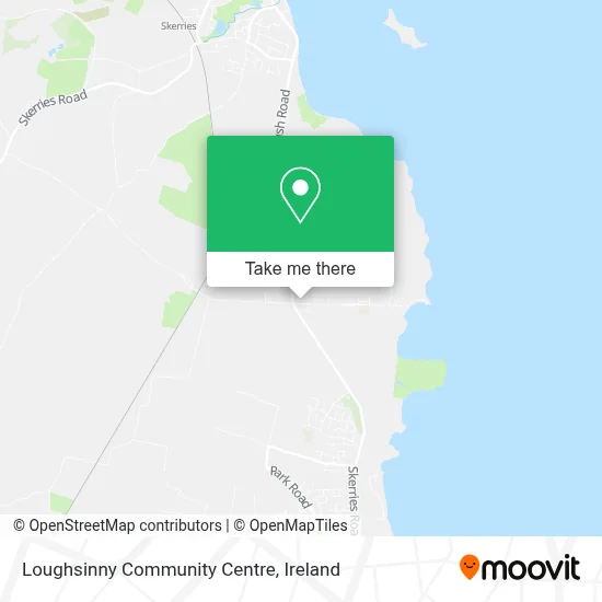 Loughsinny Community Centre map