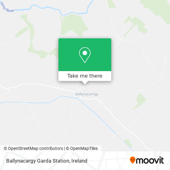 Ballynacargy Garda Station map