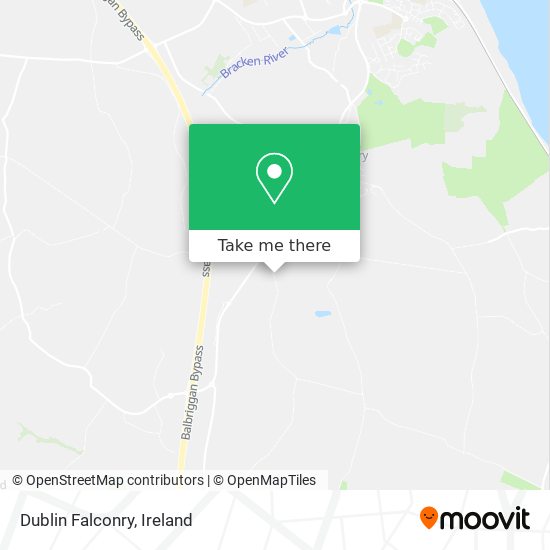 Dublin Falconry map