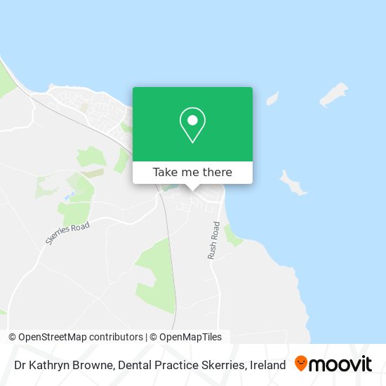 Dr Kathryn Browne, Dental Practice Skerries map