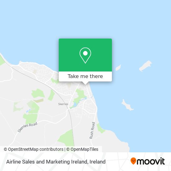 Airline Sales and Marketing Ireland map