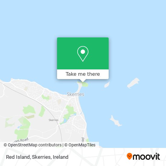 Red Island, Skerries map