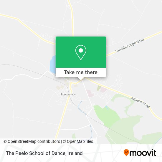 The Peelo School of Dance map