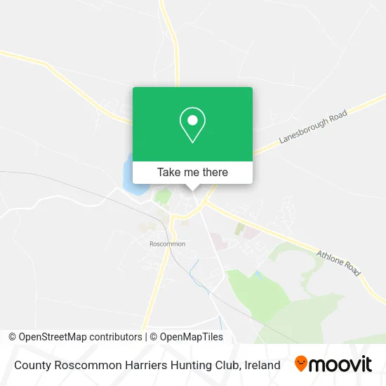 County Roscommon Harriers Hunting Club map
