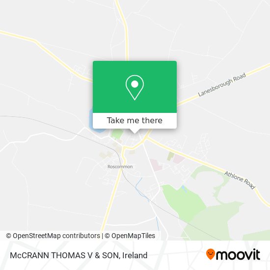 McCRANN THOMAS V & SON map