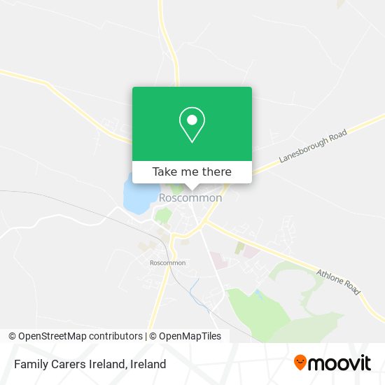 Family Carers Ireland map