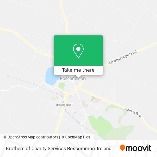 Brothers of Charity Services Roscommon map