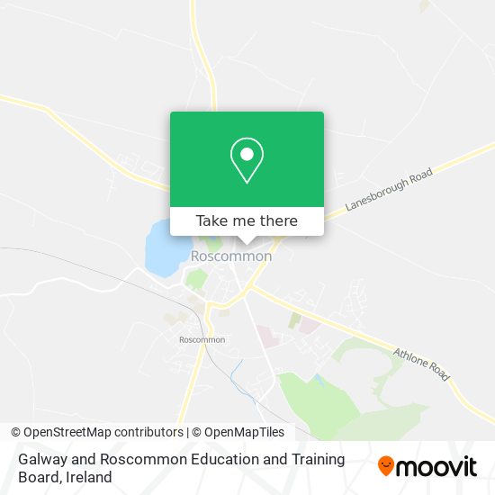 Galway and Roscommon Education and Training Board map