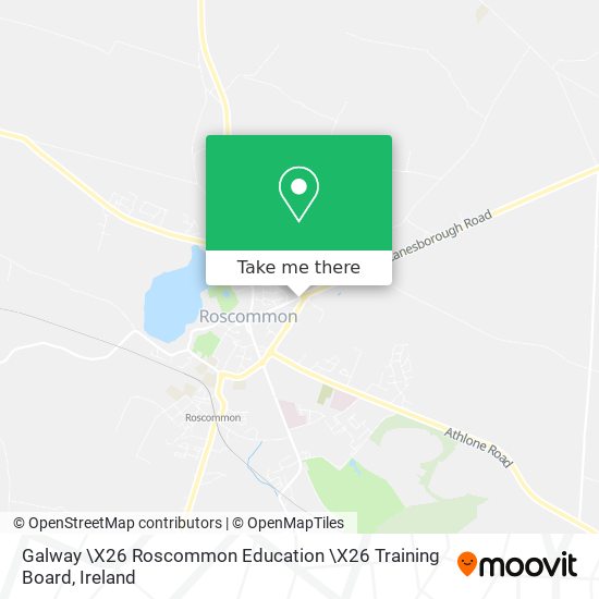 Galway \X26 Roscommon Education \X26 Training Board map