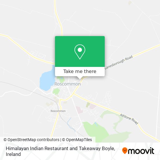 Himalayan Indian Restaurant and Takeaway Boyle map