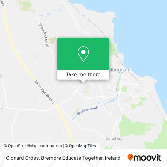 Clonard Cross, Bremore Educate Together map