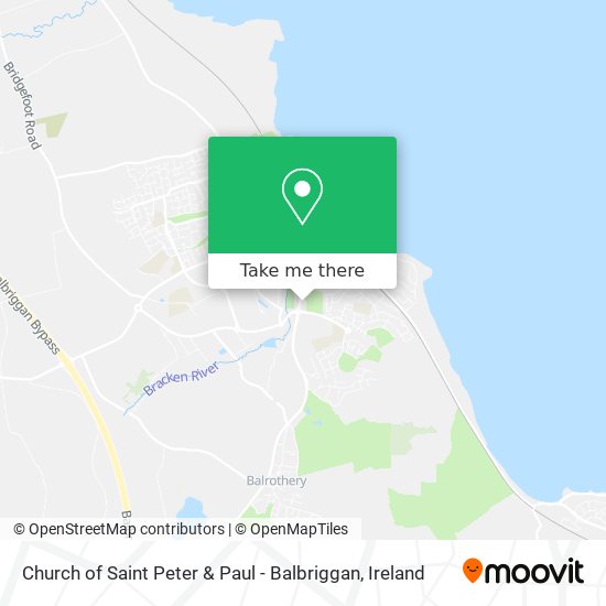 Church of Saint Peter & Paul - Balbriggan map
