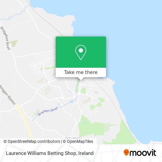 Laurence Williams Betting Shop map