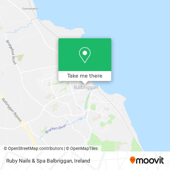 Ruby Nails & Spa Balbriggan map