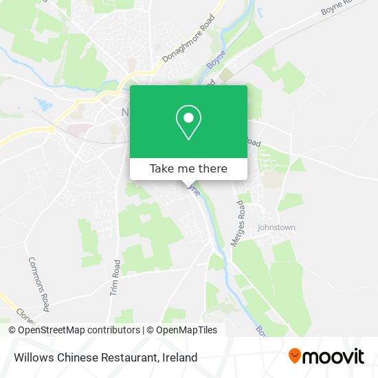 Willows Chinese Restaurant plan