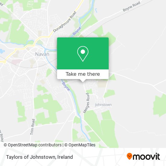 Taylors of Johnstown map