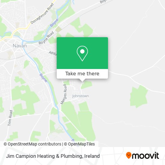 Jim Campion Heating & Plumbing map