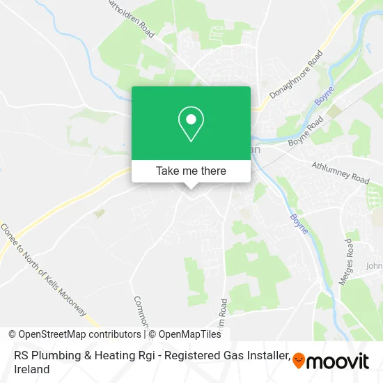 RS Plumbing & Heating Rgi - Registered Gas Installer map
