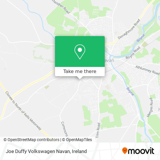 Joe Duffy Volkswagen Navan map