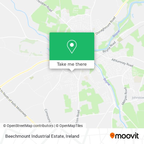 Beechmount Industrial Estate map