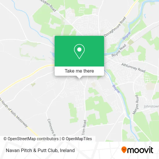 Navan Pitch & Putt Club map