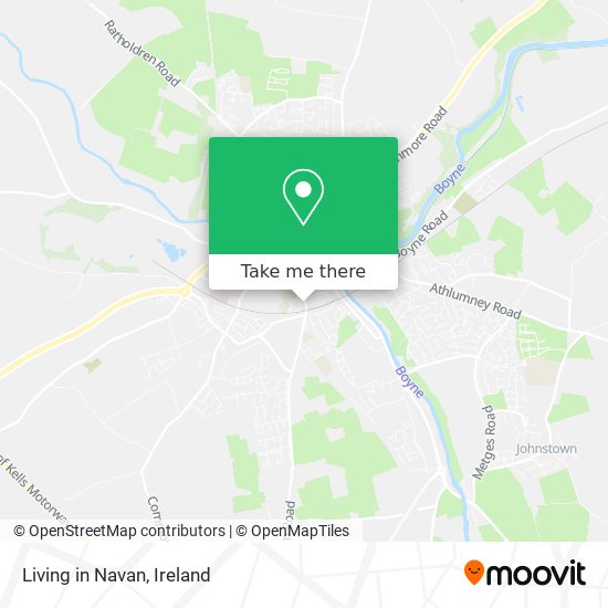 Living in Navan map