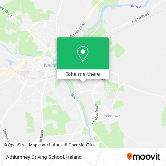 Athlumney Driving School map