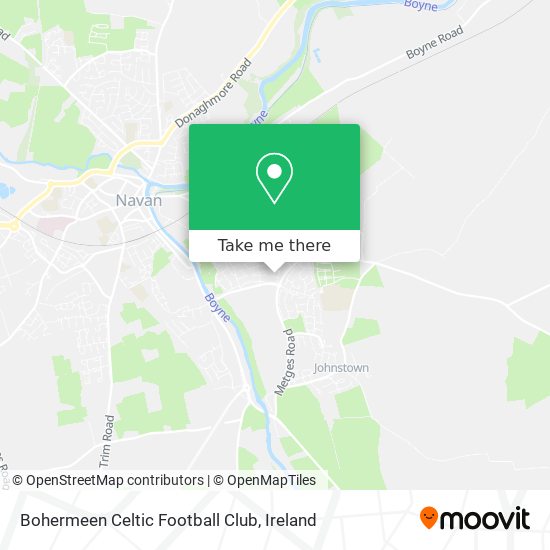 Bohermeen Celtic Football Club map