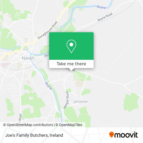 Joe's Family Butchers map