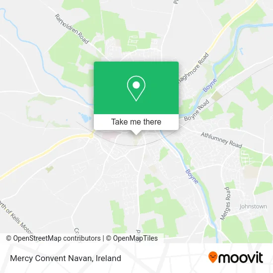 Mercy Convent Navan map