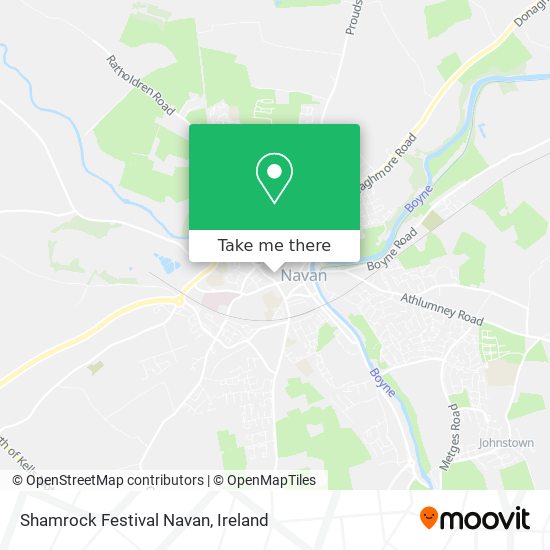 Shamrock Festival Navan map